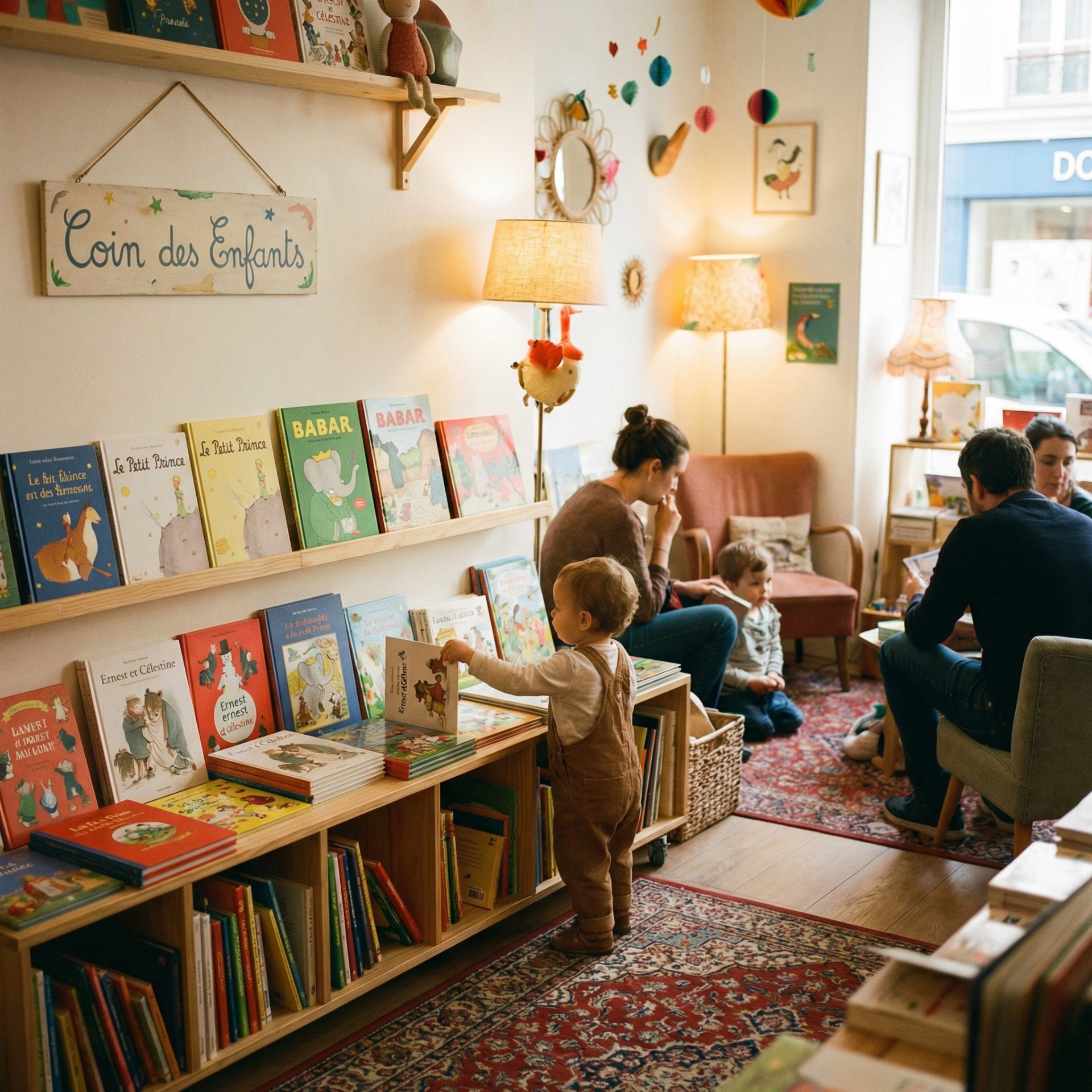 Rayon jeunesse de la librairie Carnot Vichy - livres pour enfants